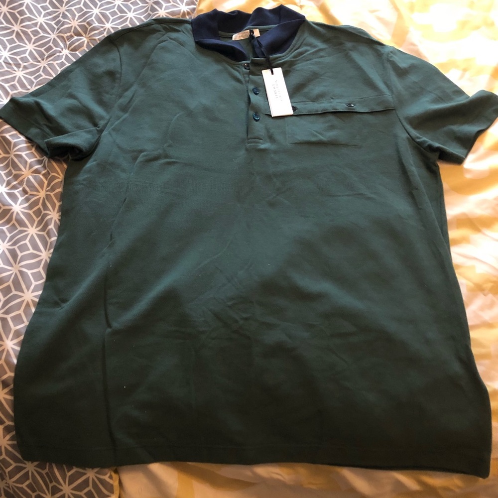 Green Versace polo shirt